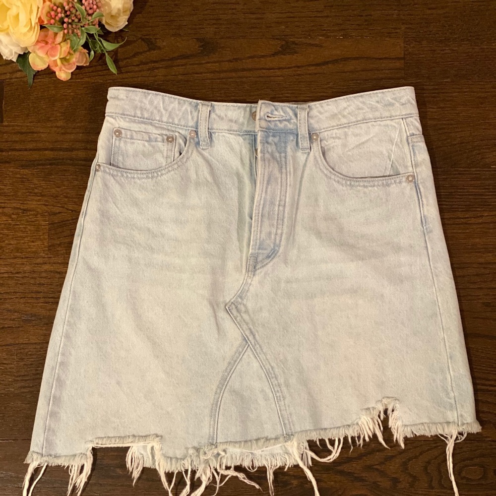 🔥Free people,  Free People, Tidal wave, jean, mini skirt size 27